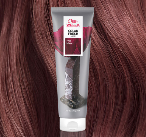Wella color fresh маска оттеночная малиновый рассвет roze blaze 150мл_АКЦИЯ_6
