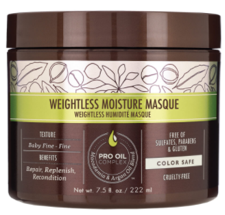 Macadamia weightless moisture маска увлажняющая для тонких волос 222 мл