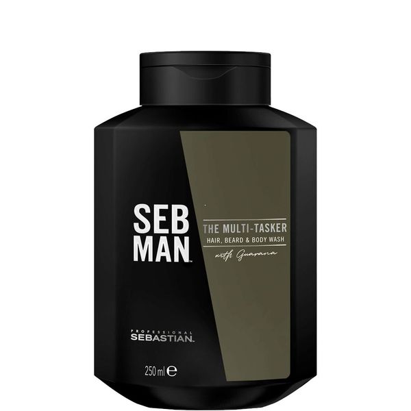 Sebastian seb man multitasker шампунь для ухода за волосами бородой и телом 3в1 250 мл мил