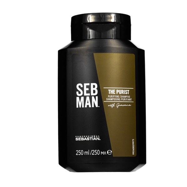 Sebastian seb man purist очищающий шампунь против перхоти 250 мл