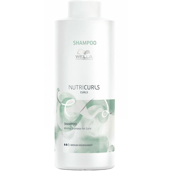 Wella nutricurls шампунь curls мицеллярный для кудрявых волос 1000 мл (дг)