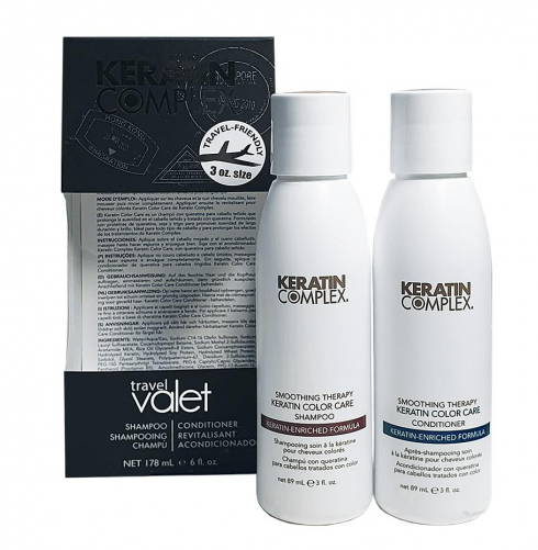 Keratin complex набор дорожный гладкость окрашенных волос