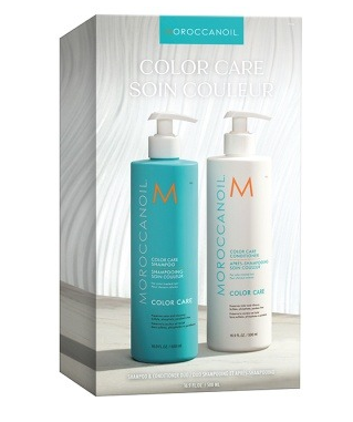 Moroccanoil набор duo color care шампунь + кондиционер 500мл