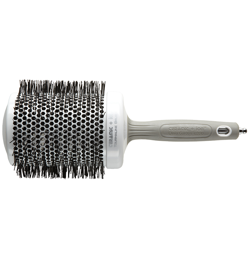 _ Olivia garden термобрашинг expert blowout shine white grey 80мм (х)