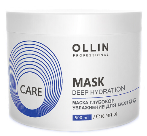 Ollin care маска глубокое увлажнение для волос 500 мл