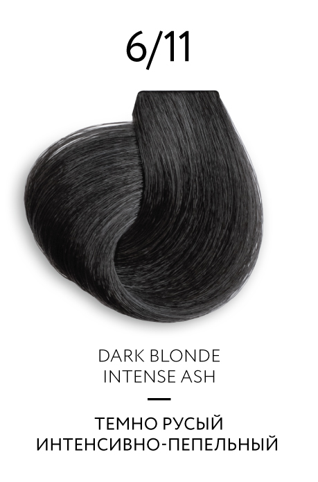 Ollin color platinum collection 6.11 перманентная крем-краска для волос 100мл