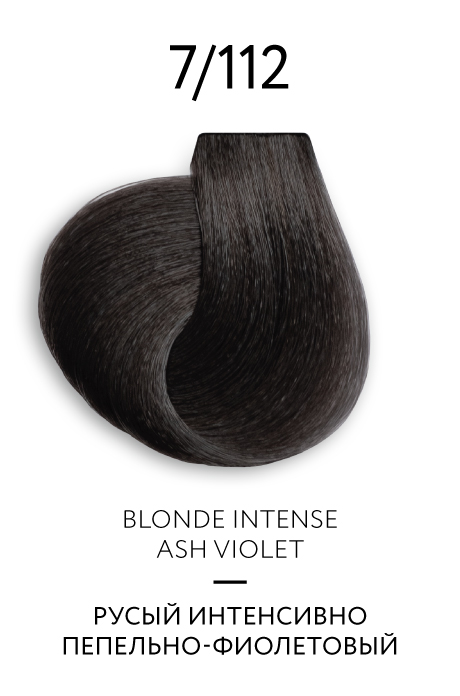 Ollin color platinum collection 7.12 перманентная крем-краска для волос 100мл