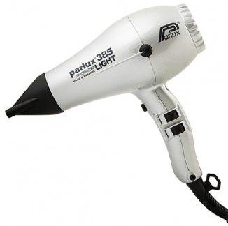 _ Parlux фен 385 ic power light 2150w серебряный Х