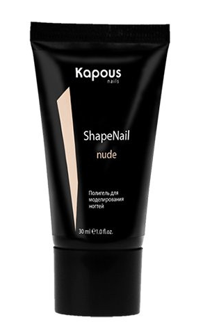 Kapous полигель для моделирования ногтей shapenail натуральный 30 мл