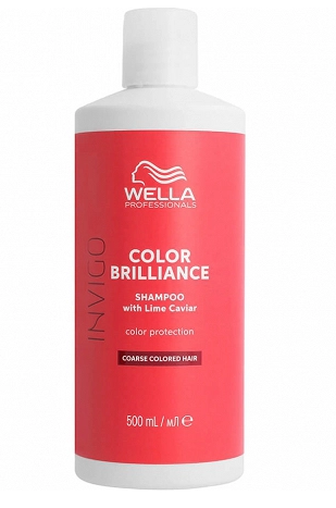 Wella Invigo color brilliance шампунь для защиты цвета окрашенных жестких волос 500мл_АКЦИЯ_6