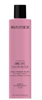 Selective on care color block шампунь для стабилизации цвета 275мл