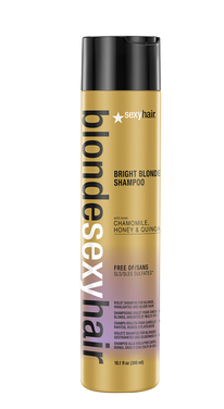 Sexy hair blonde шампунь корректирующий сияющий блонд bright 300 мл