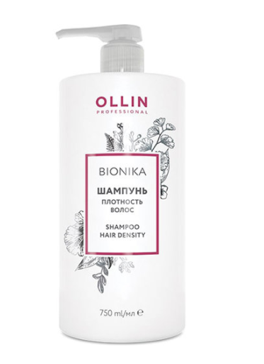 Ollin bionika шампунь плотность волос 750мл