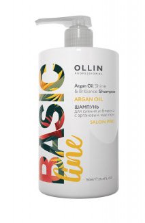 Ollin basic line шампунь с аргановым маслом 750мл