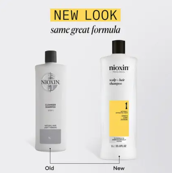 Nioxin система 1 очищающий шампунь 1000мл NEW_АКЦИЯ_8