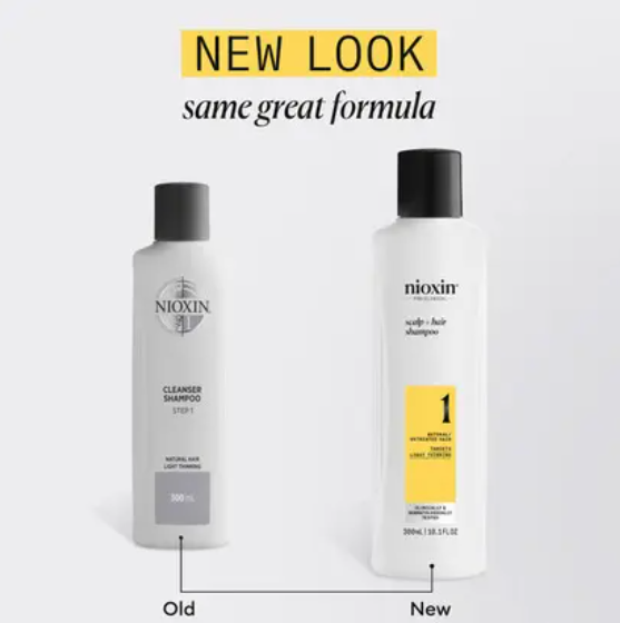 Nioxin система 1 очищающий шампунь 300мл NEW_АКЦИЯ_8