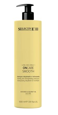 Selective on care smooth разглаживающий шампунь 1000мл