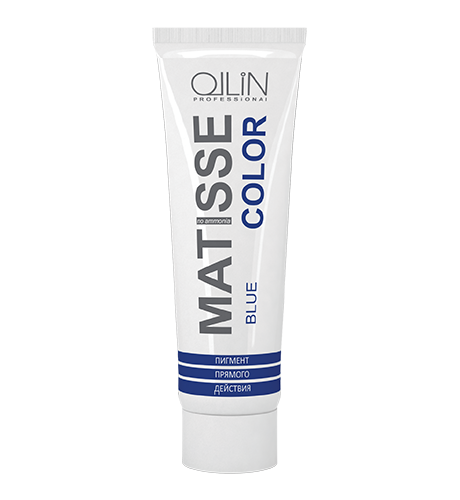 Ollin matisse color blue/синий 100мл пигмент прямого действия
