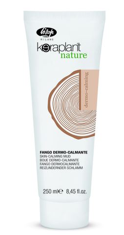 Lisap keraplant nature успокаивающая маска для чувствительной кожи головы с белой глиной 250мл ЛС
