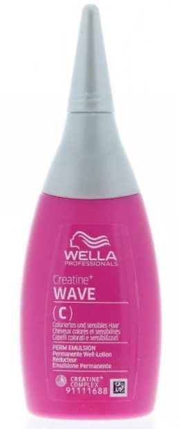Wella creatine + wave c лосьон для окрашенных и чувствительных волос 75мл_АКЦИЯ_16