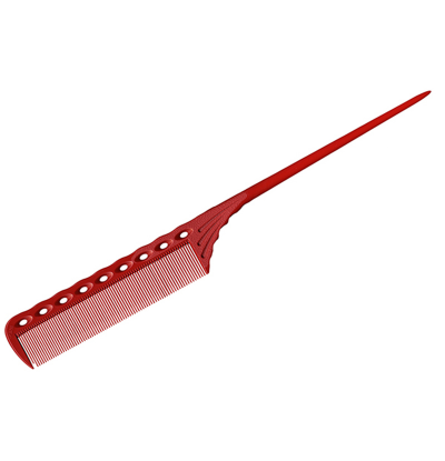 _ YS Park расчёска с хвостиком красная ys-115 red Х