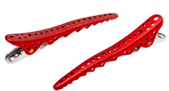 _ YS Park зажимы shark сlip 2 штуки красные, металл Х