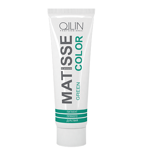 Ollin matisse color green/зелёный 100мл пигмент прямого действия