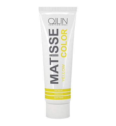 Ollin matisse color yellow/жёлтый 100мл пигмент прямого действия